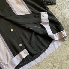 画像8: OLD DESIGN OPEN COLLAR S/S SHIRT / Ladies L / MADE IN USA (8)