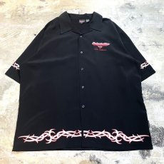 画像1: "HARLEY DAVIDSON CAFE" EMBROIDERY S/S SHIRT / Mens XXL (1)