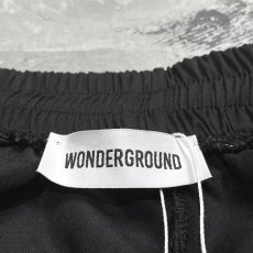 画像10: 【WONDERGROUND】DESIGN BACK POCKET DOUBLE CARGO PANTS / BLACK / OS (10)