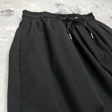 画像3: 【WONDERGROUND】DESIGN BACK POCKET DOUBLE CARGO PANTS / BLACK / OS (3)