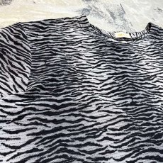 画像3: ALL OVER GRADATION ZEBRA PATTERN S/S TEE / Mens L (3)