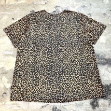 画像2: ALL OVER LEOPARD PATTERN S/S TEE / Mens L / MADE IN USA (2)