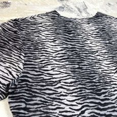 画像9: ALL OVER GRADATION ZEBRA PATTERN S/S TEE / Mens L (9)