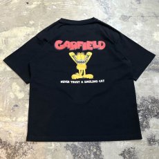 画像1: "GARFIELD" BACK PRINTED S/S TEE / Mens M (1)