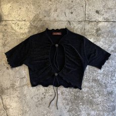 画像1: 【Wiz&Witch】"WEIRD" DRAW CODE CARDIGAN S/S TOPS / OS (1)