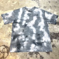 画像1: ALL OVER TIE DYE PATTERN SHEER S/S TEE / Mens XL (1)