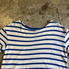 画像7: ALL OVER TWO COLOR BORDER PATTERN DESIGN S/S TEE / Ladies M(XS) (7)