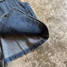 画像5: FIVE POCKET DESIGN DENIM VEST / Ladies M (5)