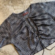 画像3: 【Wiz&Witch】"WEIRD" DRAW CODE CARDIGAN S/S TOPS / OS (3)