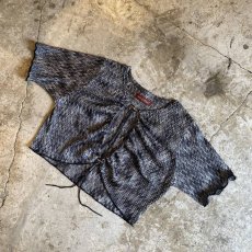 画像4: 【Wiz&Witch】"WEIRD" DRAW CODE CARDIGAN S/S TOPS / OS (4)