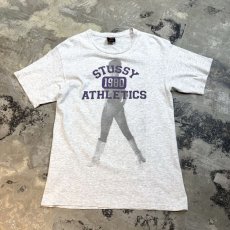 画像1: 【STUSSY】"1980 ATHLETICS” PRINTED S/S TEE / Mens M (1)