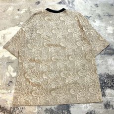 画像2: ALL OVER PAISLEY PATTERN COLOR SWITCHED S/S TEE / Mens XL (2)