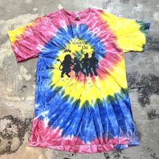 画像1: 90's "THE WIZARD OF OZ" TIE DYE PATTERN S/S TEE / Mens M / MADE IN USA (1)