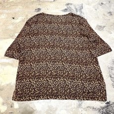 画像2: ALL OVER LEOPARD PATTERN S/S TEE / Mens M (2)