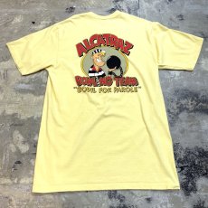 画像1: 80's~ "ALCATRAZ BOWLING TEAM" BACK PRINTED S/S TEE / Mens L / MADE IN USA (1)