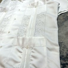 画像6: MULTI POCKET FRONT OPEN COLLAR S/S CUBA SHIRT / Mens L (6)