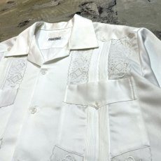 画像4: MULTI POCKET FRONT OPEN COLLAR S/S CUBA SHIRT / Mens L (4)