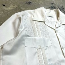 画像3: MULTI POCKET FRONT OPEN COLLAR S/S CUBA SHIRT / Mens L (3)