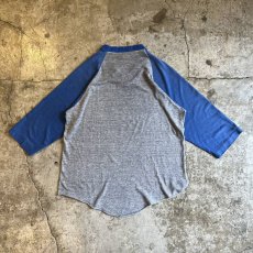 画像2: OLD BI COLOR FRONT PRINTED DESIGN L/S RAGLAN SLEEVE TOPS / Ladies M (XL) / MADE IN USA (2)