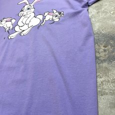 画像6: 80's~ RABBITS FRONT PRINTED S/S TEE / Mens L / MADE IN USA (6)