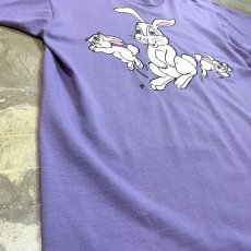 画像5: 80's~ RABBITS FRONT PRINTED S/S TEE / Mens L / MADE IN USA (5)