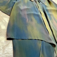 画像5: GRADATION COLOR FRONT LAYERED S/S SHIRT / Mens M (5)