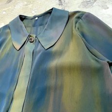 画像4: GRADATION COLOR FRONT LAYERED S/S SHIRT / Mens M (4)