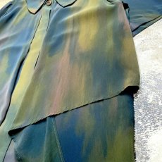 画像6: GRADATION COLOR FRONT LAYERED S/S SHIRT / Mens M (6)