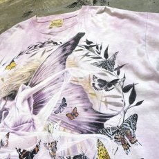 画像4: TIE DYE PATTERN FAIRY PRINTED S/S TEE / Mens XL / MADE IN USA (4)