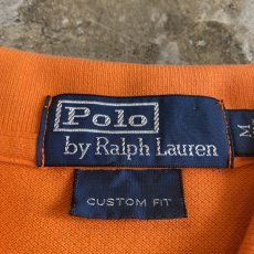 画像11: 【RALPH LAUREN】ORANGE COLOR SHORT DESIGN S/S POLO SHIRT / Ladies M (11)