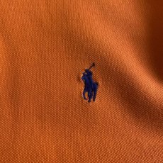 画像6: 【RALPH LAUREN】ORANGE COLOR SHORT DESIGN S/S POLO SHIRT / Ladies M (6)