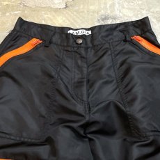 画像11: ZIP GIMMICK MULTI POCKET NYLON PANTS / W27 (11)