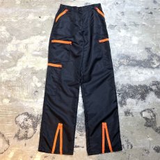 画像1: ZIP GIMMICK MULTI POCKET NYLON PANTS / W27 (1)