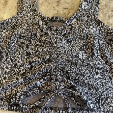 画像6: ALL OVER PATTERN FRONT GATHER DESIGN BUSTIER / Ladies M (6)