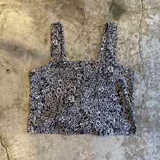 画像2: ALL OVER PATTERN FRONT GATHER DESIGN BUSTIER / Ladies M (2)