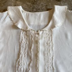 画像5: POINT LACE SHORT DESIGN COLLAR VEST / Ladies M (5)