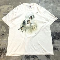 画像1: 90's VARIOUS ANIMAL FRONT PRINTED S/S TEE / Mens L (1)