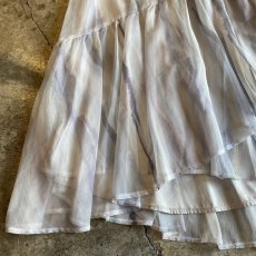 画像6: PALE TONE TIE DYE PATTERN ASYMMETRY TIERED SKIRT / W25~W26 (6)