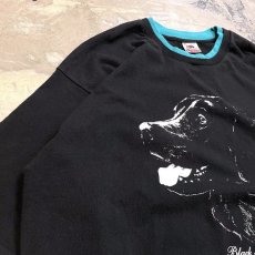 画像3: 90's "BLACK LABRADOR" DOUBLE COLLAR S/S TEE / Mens XL / MADE IN USA (3)