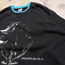 画像4: 90's "BLACK LABRADOR" DOUBLE COLLAR S/S TEE / Mens XL / MADE IN USA (4)