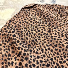 画像9: LEOPARD PATTERN OPEN COLLAR S/S SHIRT / Mens M (9)