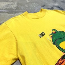 画像3: 70's "RIBET" FROG PRINTED S/S TEE / Mens M / MADE IN USA (3)