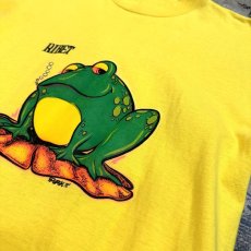 画像4: 70's "RIBET" FROG PRINTED S/S TEE / Mens M / MADE IN USA (4)