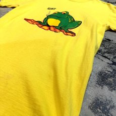 画像6: 70's "RIBET" FROG PRINTED S/S TEE / Mens M / MADE IN USA (6)