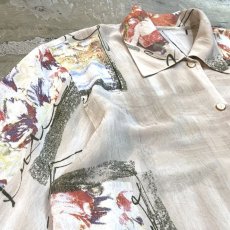 画像3: ART GRAPHIC PATTERN S/S SHIRT / Mens L (3)