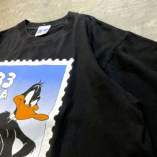 画像4: 90's "DAFFY DUCK" STAMP PRINTED S/S TEE / Mens L (4)