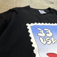 画像3: 90's "DAFFY DUCK" STAMP PRINTED S/S TEE / Mens L (3)