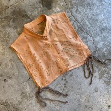 画像3: DESIGN SHEER COLOR SHORT DESIGN COLLAR VEST / Ladies M (3)