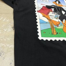 画像5: 90's "DAFFY DUCK" STAMP PRINTED S/S TEE / Mens L (5)