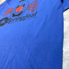 画像6: 80's "SPRING FEST" CLOWN PRINTED S/S TEE / Mens XL / MADE IN USA (6)